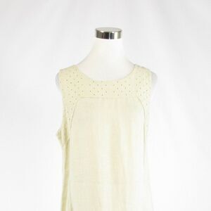 Piazza Del Tempio ivory shift dress L